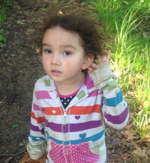 The youngest daughter of a homeless family who is organizing a caravan to help the homeless and create a cooperative world. PHOTO/GOFUNDME.COM/YUZ0GK