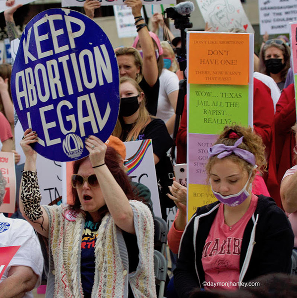 Abortion rights protest in Lansing MI