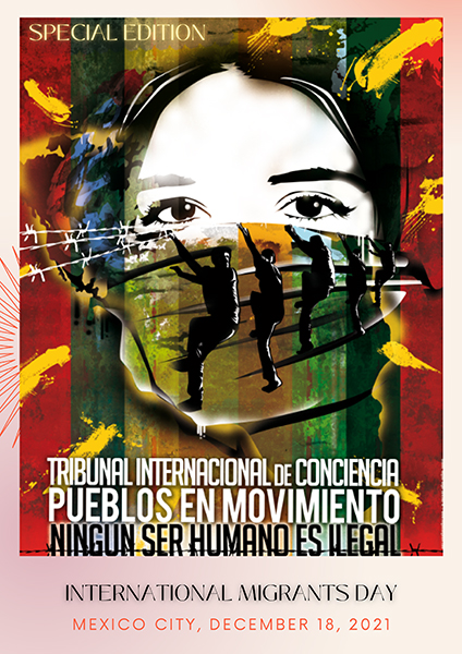 Cover artwork from the International Tribunal of Conscience of Peoples in Movement