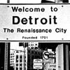 Welcome to Detroit sign