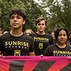 Sunrise youth protesting