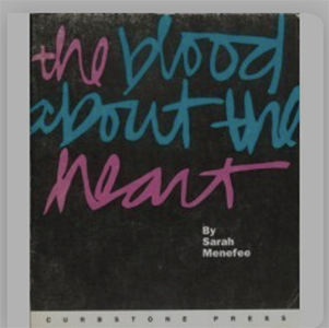 sarah menefee The Blood About the Heart cover