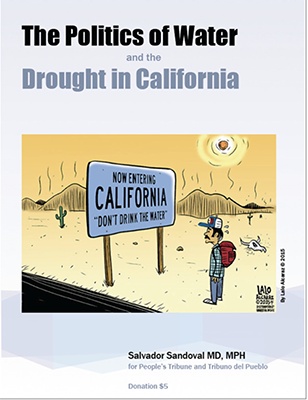 water pamphlet sal sandoval The Politics of Water and the Drought in California cover