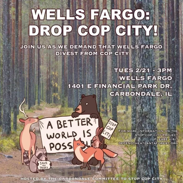 Action To Stop ‘Cop City’ and Protect Atlanta Forest