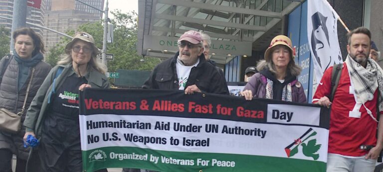 Veterans Launch 40-Day Fast to Protest Israel’s Starvation of Gaza