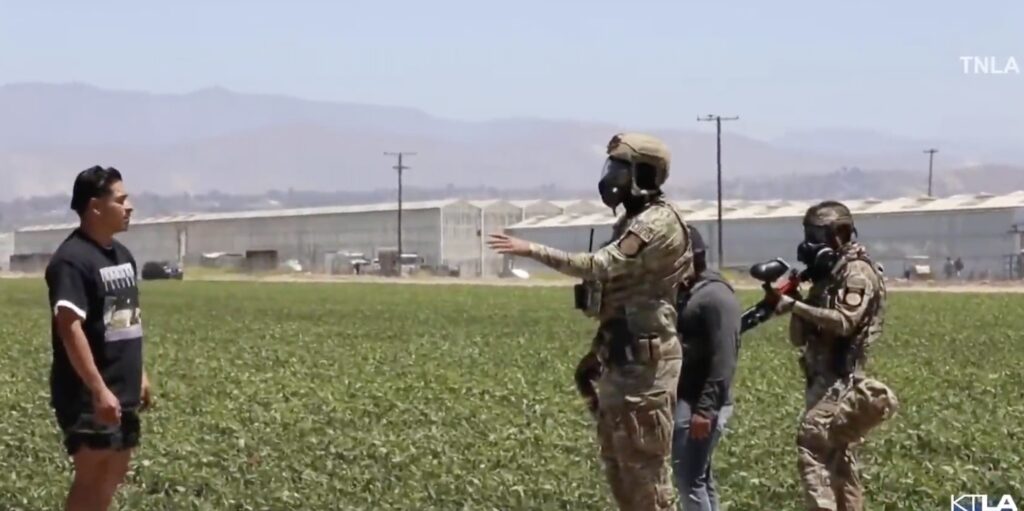 Raid on farmworkers
