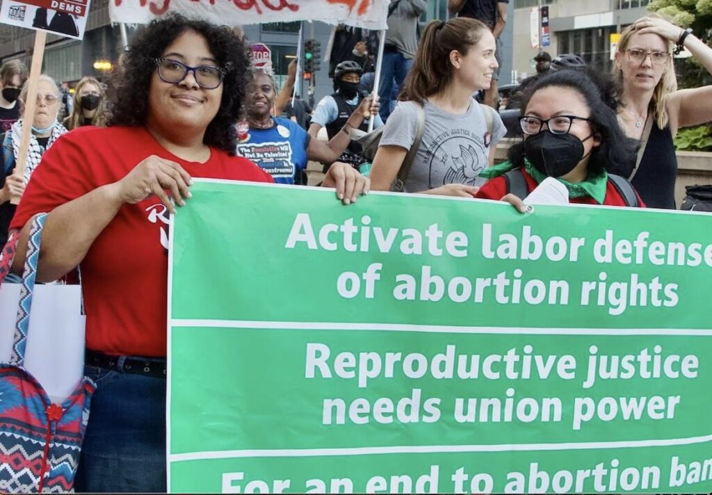 Labor rights, DNC protest