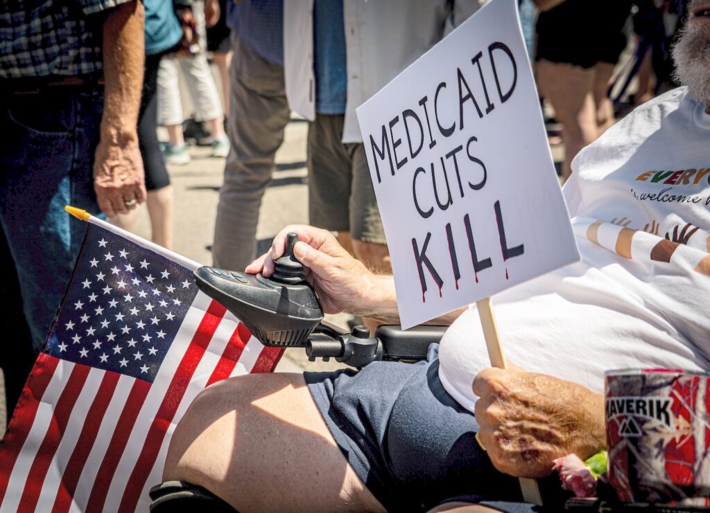 Protest medicaid cuts, Boise, ID