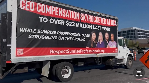 hospital strike, Las Vegas