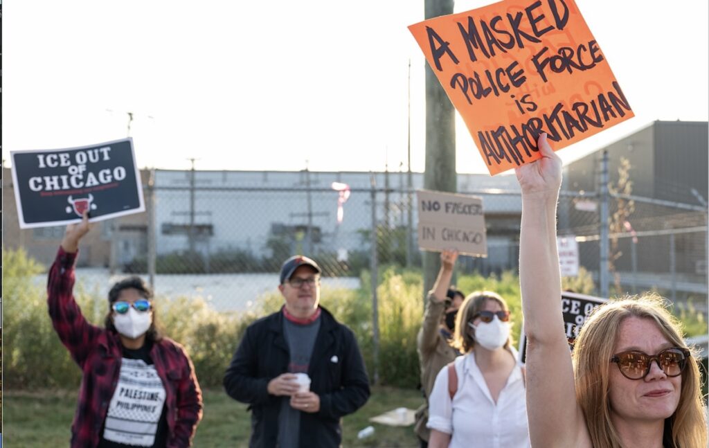 Protest, Broadview Detention Center, Chicago