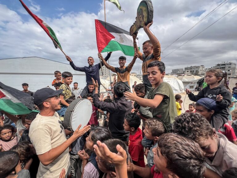 Ceasefire celebration, Gaza