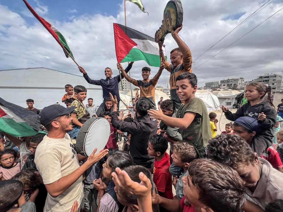 Ceasefire celebration, Gaza