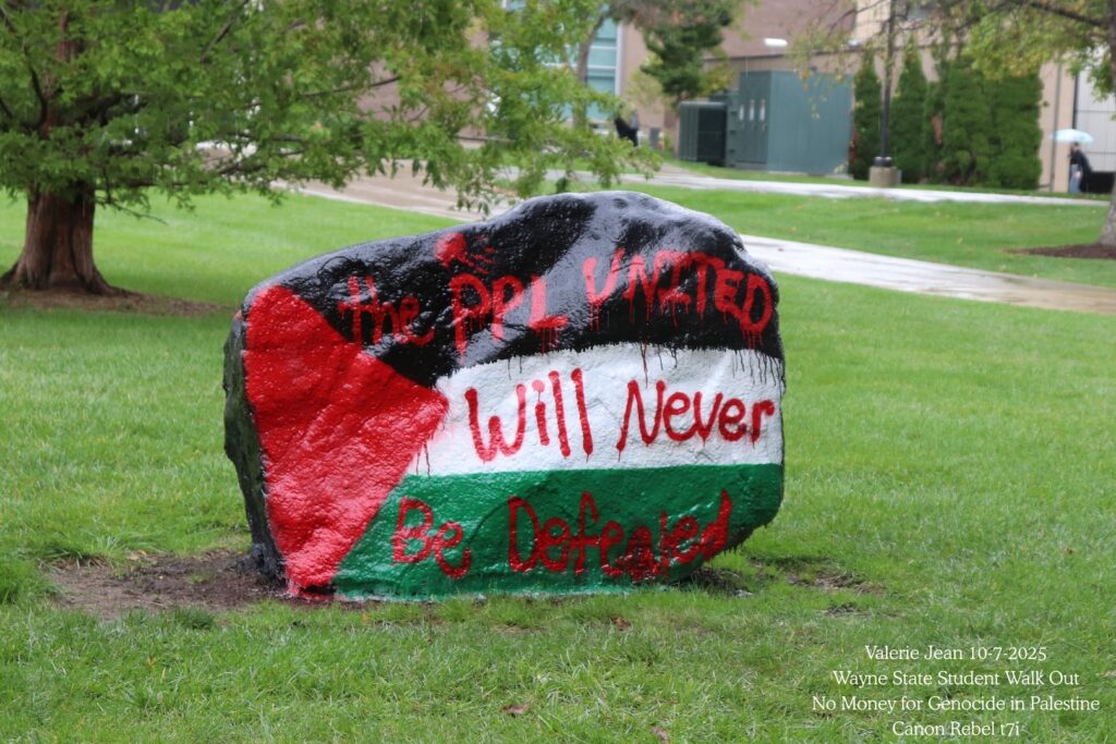Wayne State Students Walkout; for Palestine