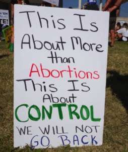 Austin, TX women’s rights protest. Photo/Karel Riley