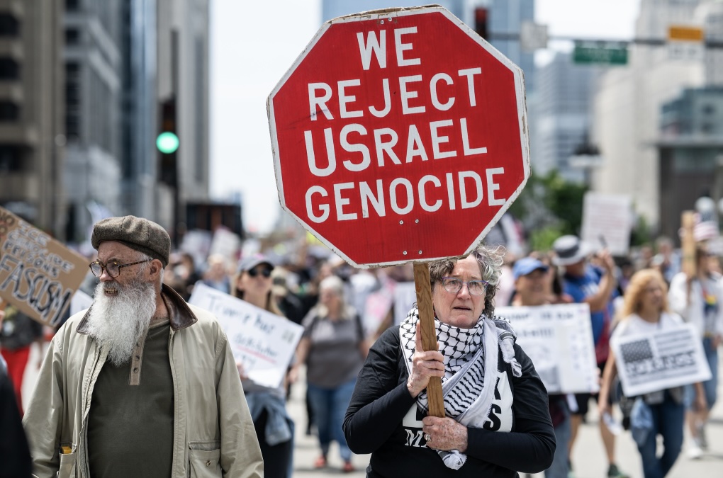 Pro-Palestne protest, chicago