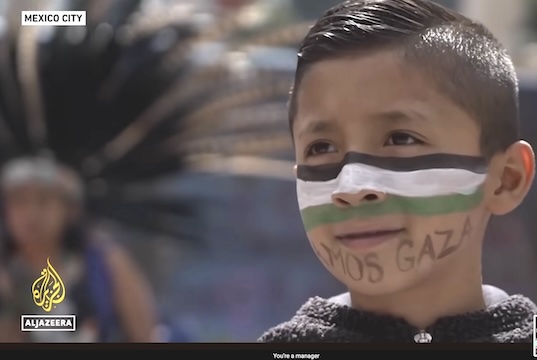 Protest for Gaza, Mexico City