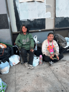 Jessica and Felipe live outside in downtown Sacramento. “I value my freedom,” Jessica says. / Photo by Cathleen Williams