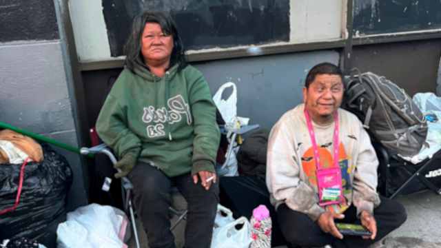 Jessica and Felipe live outside in downtown Sacramento. “I value my freedom,” Jessica says.