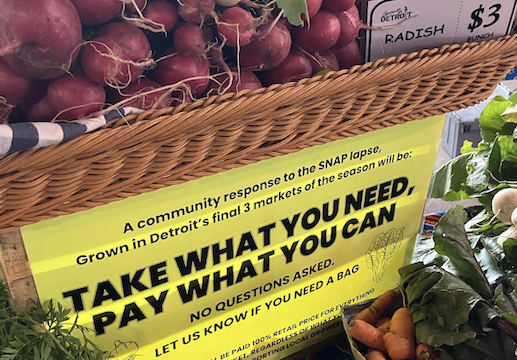 White House Demands Return of Food Stamps Distributed In November