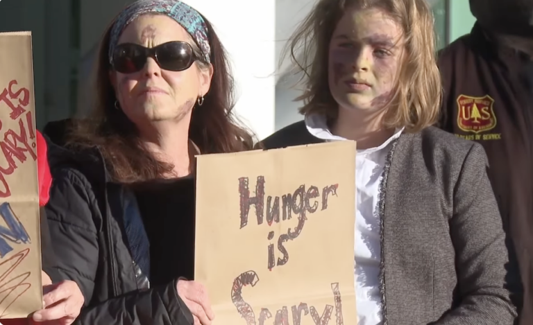 Protest in Utah against Snap Cuts and Hunger