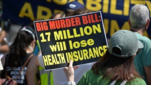 Disability Rights march to celebrate the 35th anniversary of the Americans with Disabilities Act in Lower Manhattan, New York City, on July 25, 2025. Photo/Christopher Penier, Shutterstock