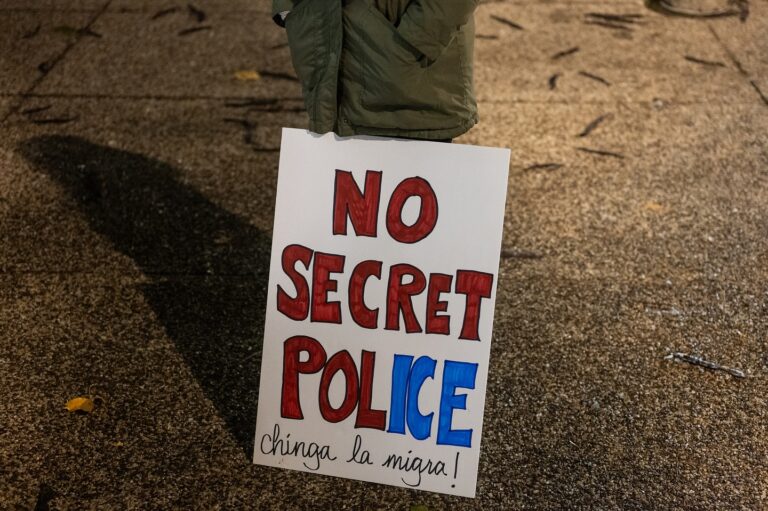 Protesting at ICE Detention Center, Broadview, Chicago