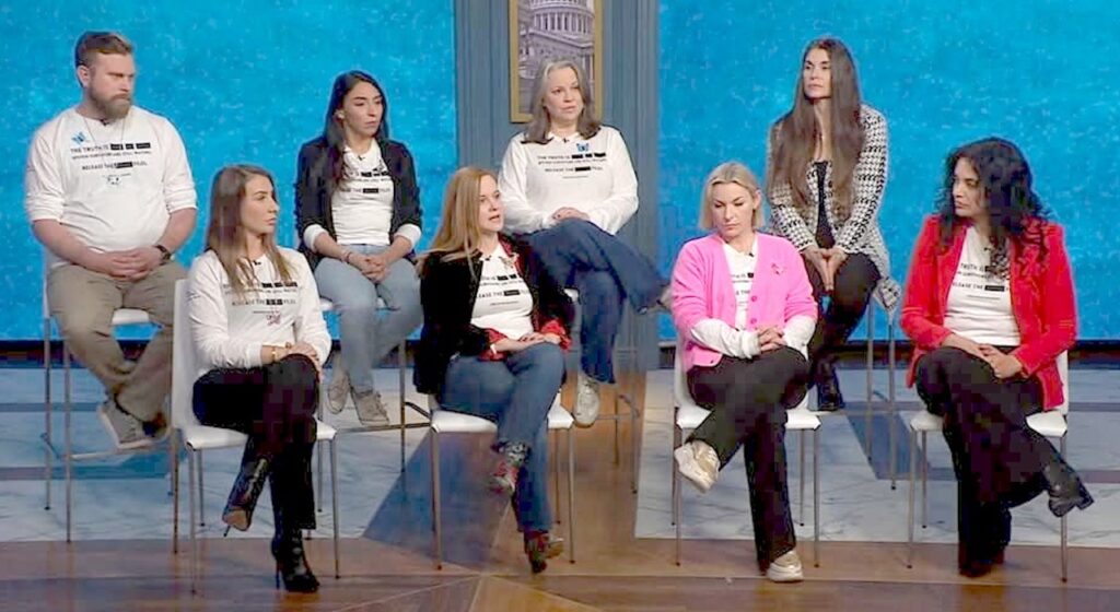 photo of survivors for Epstein files article