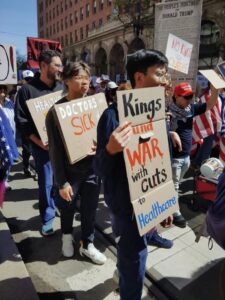 No Kings protest, Doctors march, San Francisco, Photo/Sarah Menefee