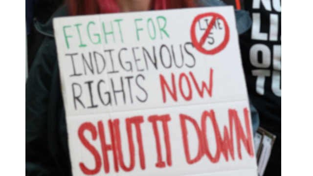 Years of Protests Demand Unsafe Michigan Pipeline Be Shut Down