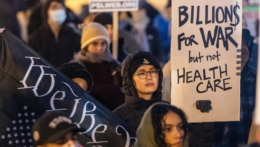 chicago demonstration against Iran war2026
