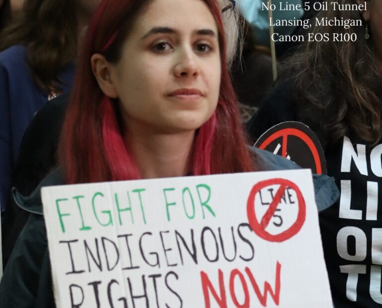 Years of Protests Demand Unsafe Michigan Pipeline Be Shut Down