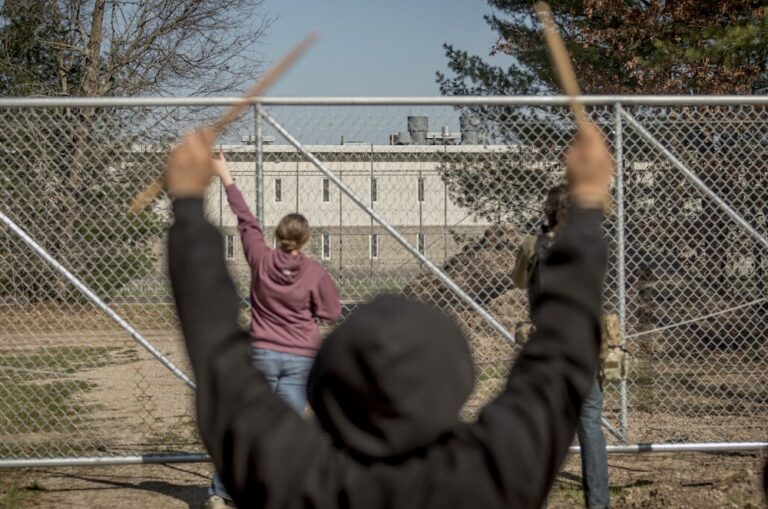 Protestors Gather Outside Michigan ICE Facility, Immigrant Detainees Launch Hunger Strike