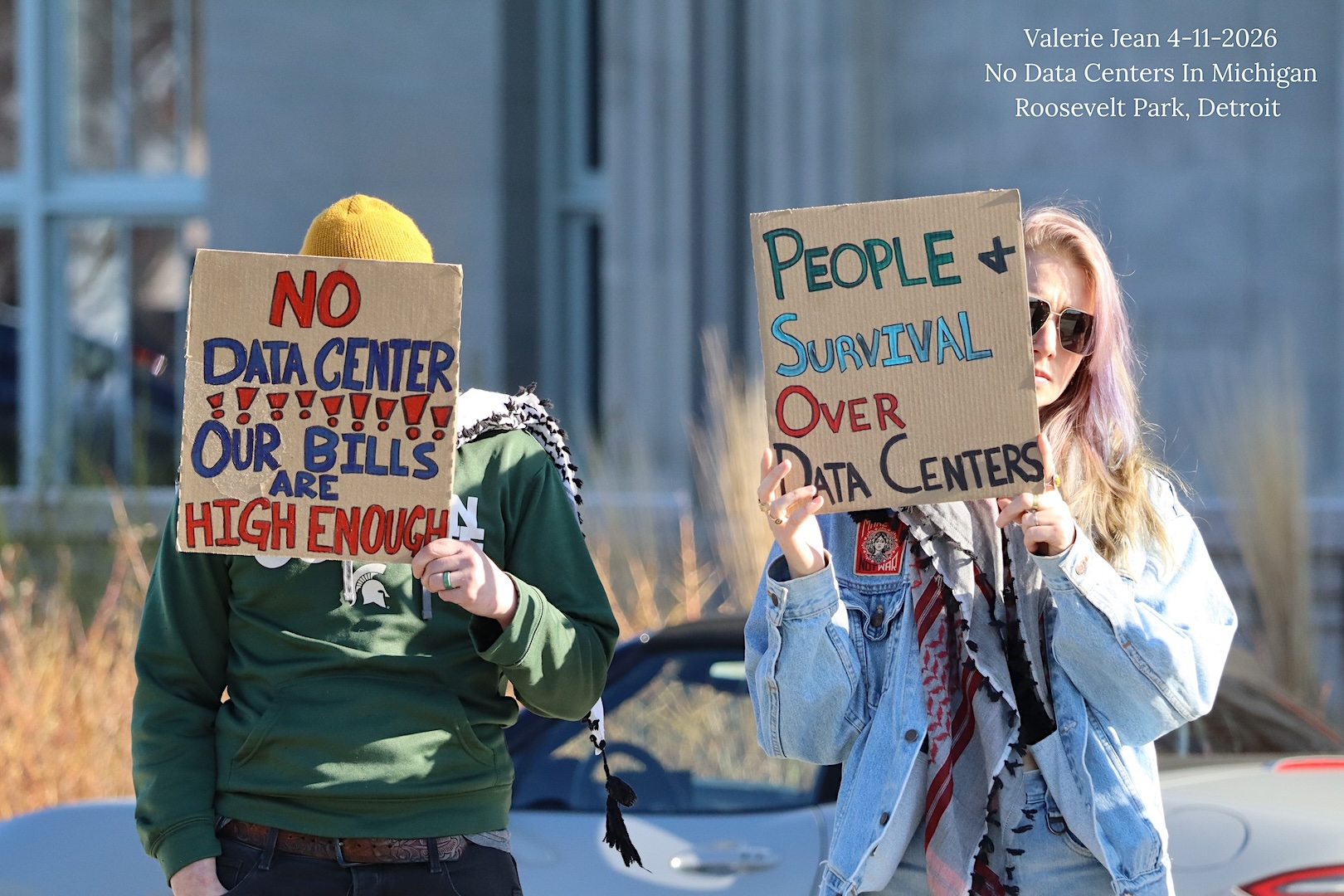 Michigan no data center rallies