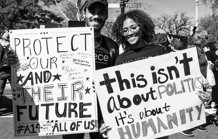 birthright citizenship photo outside supreme court